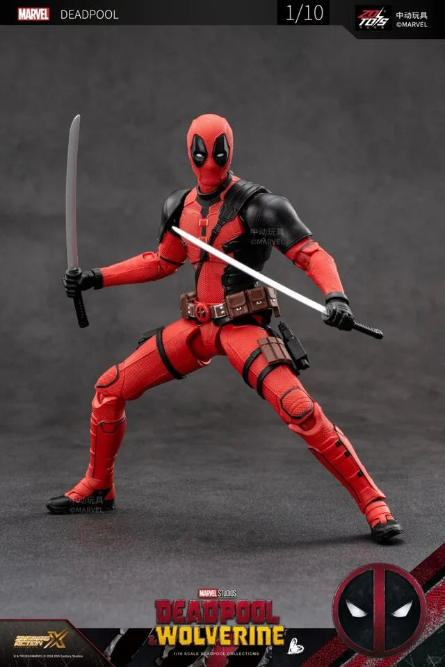 ZD Toys: Deadpool and Wolverine - Deadpool  1:10 Scale Action Figure