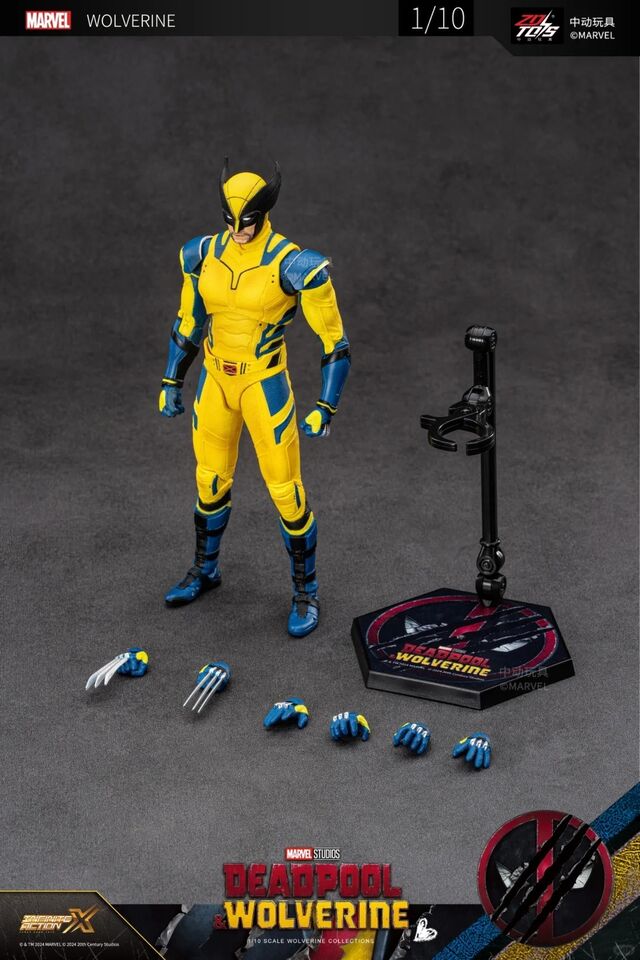 ZD Toys: Deadpool and Wolverine - Wolverine Yellow Suit  1:10 Scale Action Figure