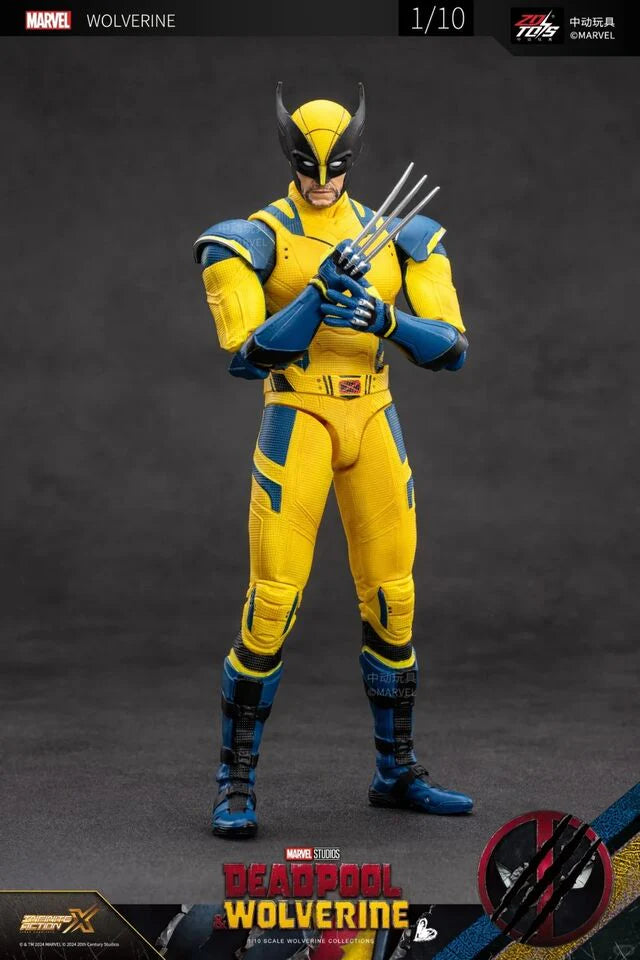 ZD Toys: Deadpool and Wolverine - Wolverine Yellow Suit  1:10 Scale Action Figure