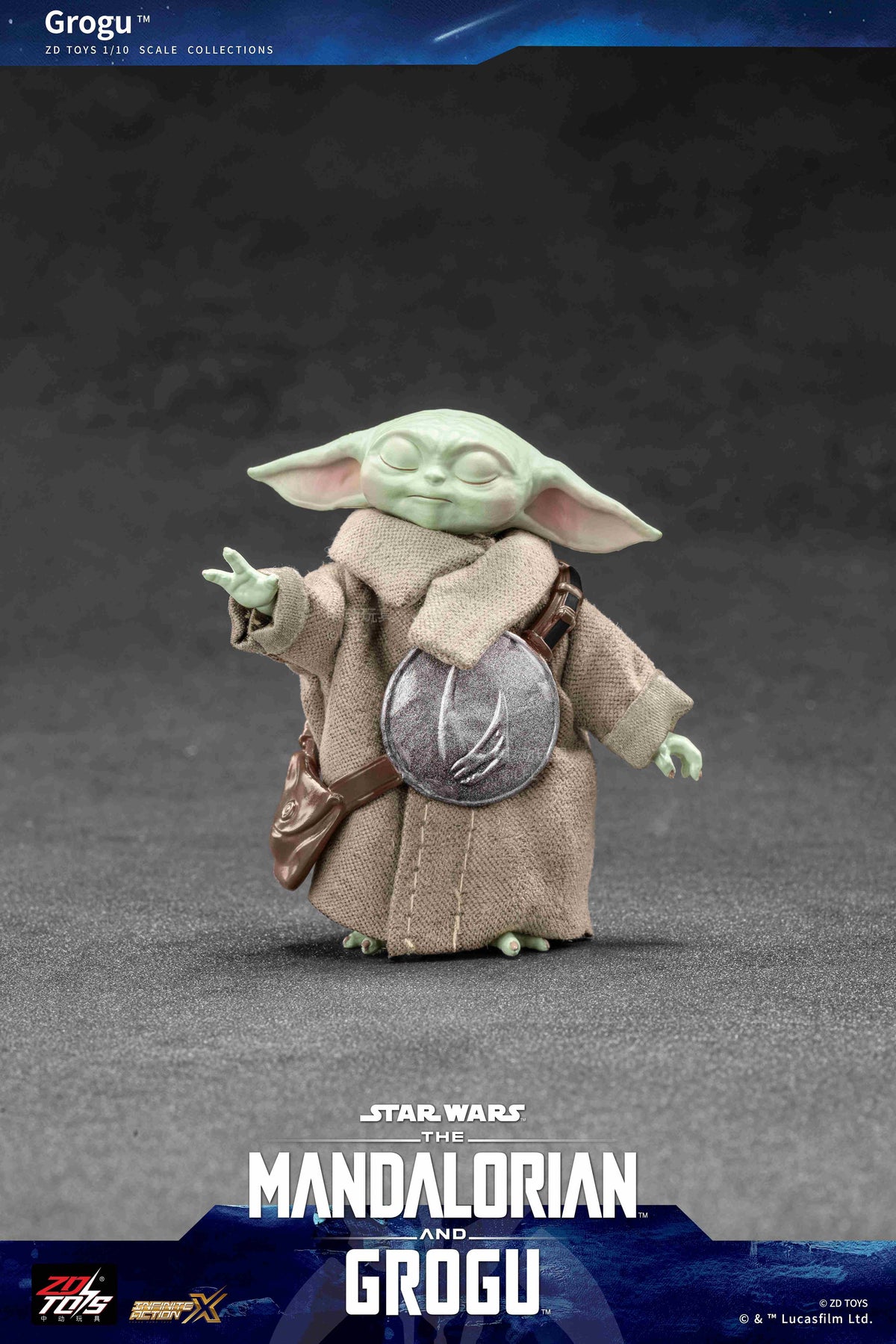 ZD Toys: Star Wars - Grogu 1/10 Scale Action Figure