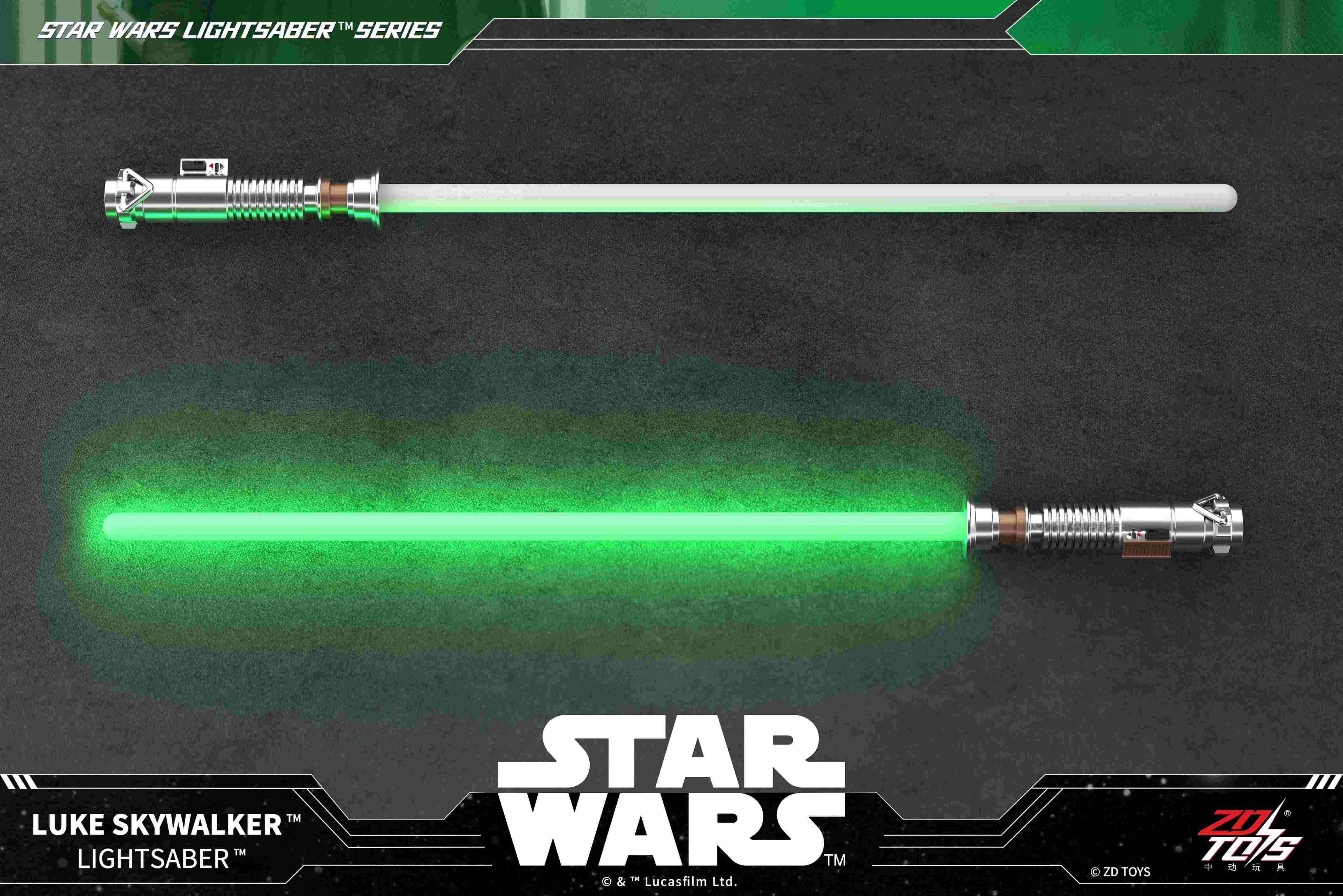 ZD Toys Star Wars Lightsaber Collection - Luke Skywalker Green Lightsaber Replica