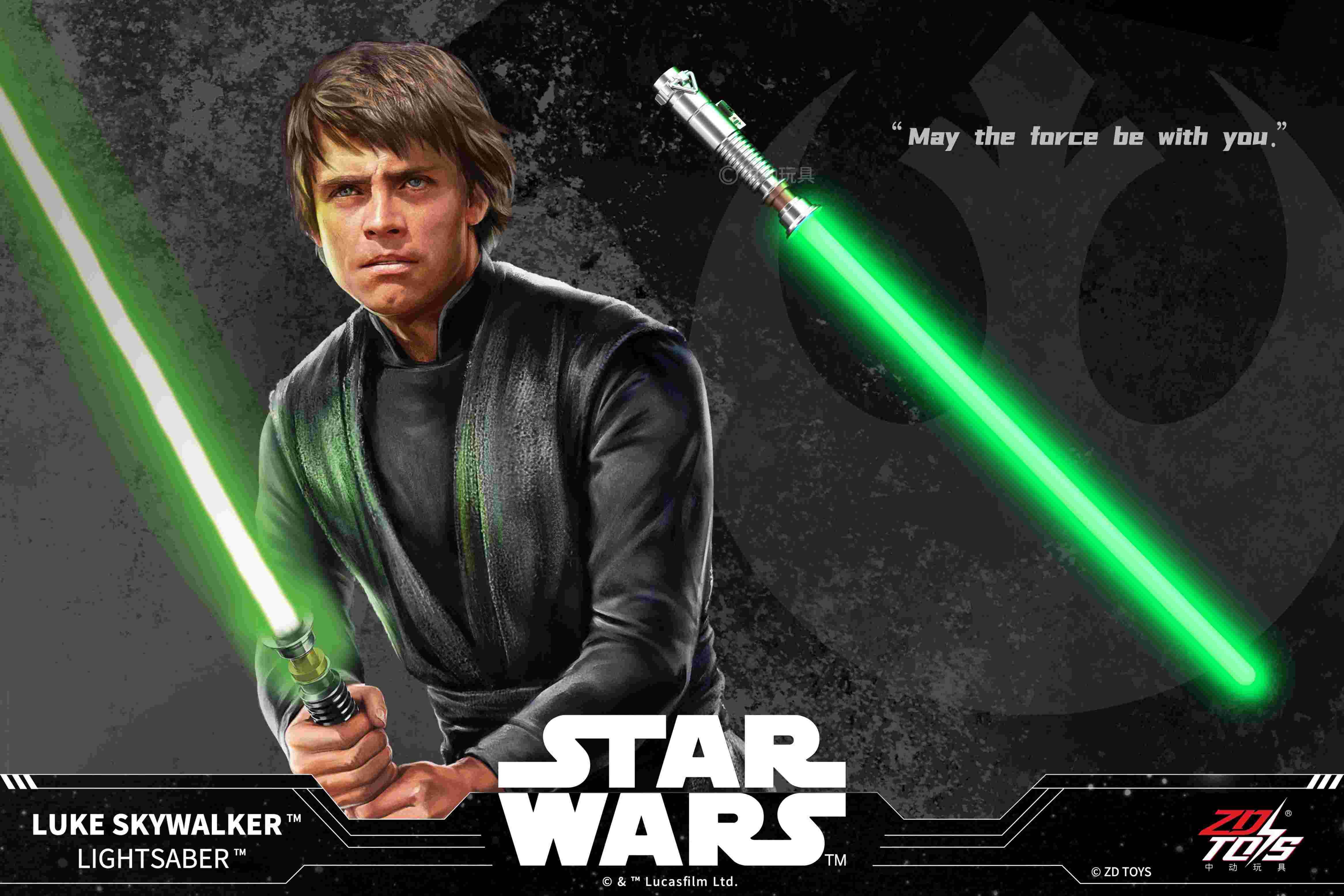 ZD Toys Star Wars Lightsaber Collection - Luke Skywalker Green Lightsa