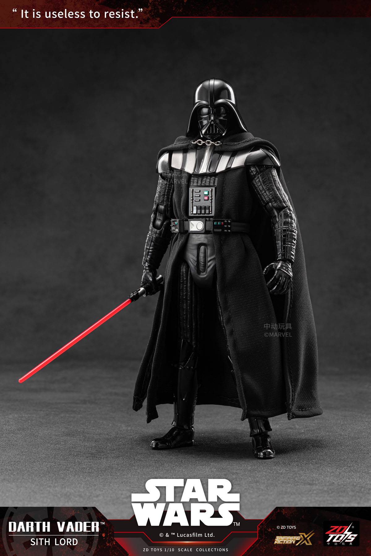 ZD Toys: Star Wars - Darth Vader 1/10 Scale Action Figure