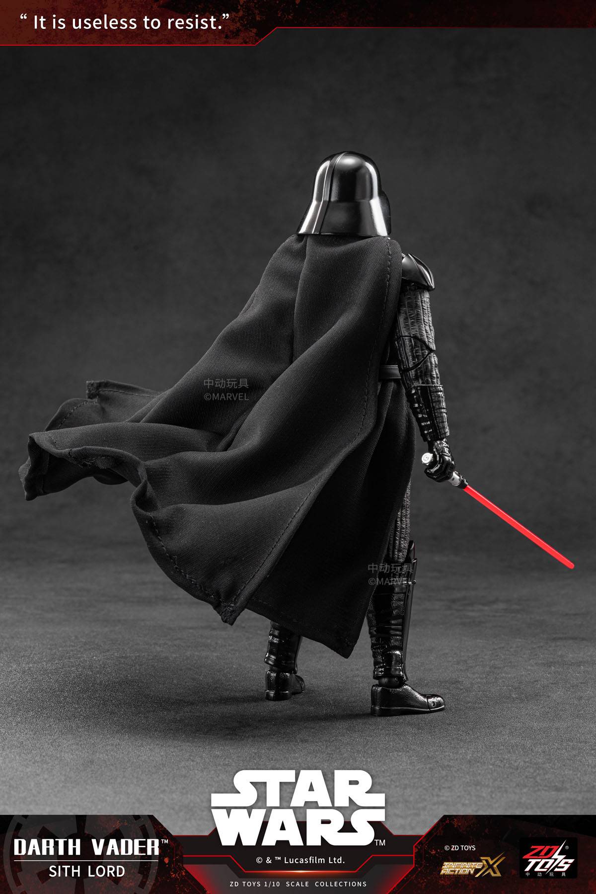 ZD Toys: Star Wars - Darth Vader 1/10 Scale Action Figure