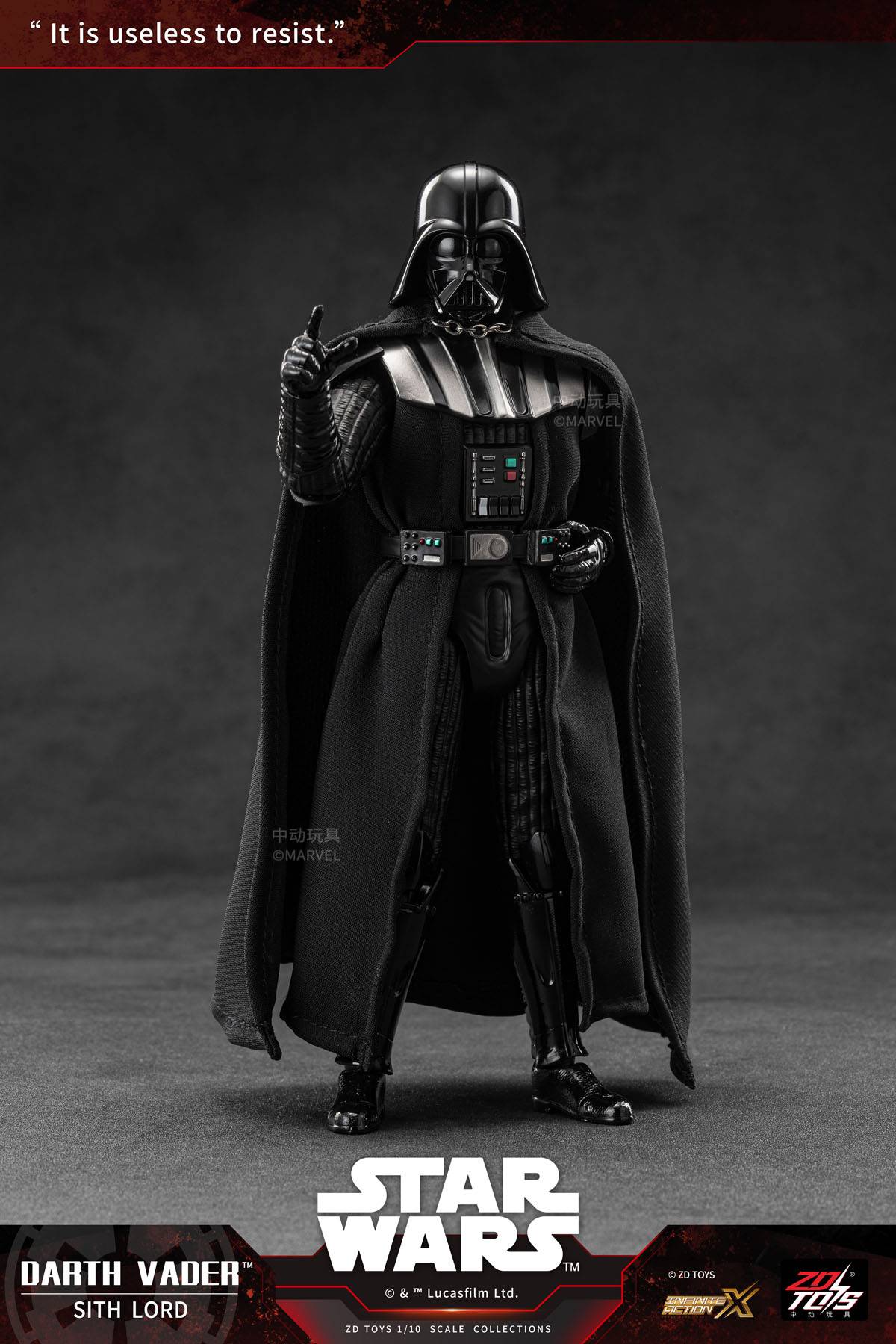 ZD Toys: Star Wars - Darth Vader 1/10 Scale Action Figure