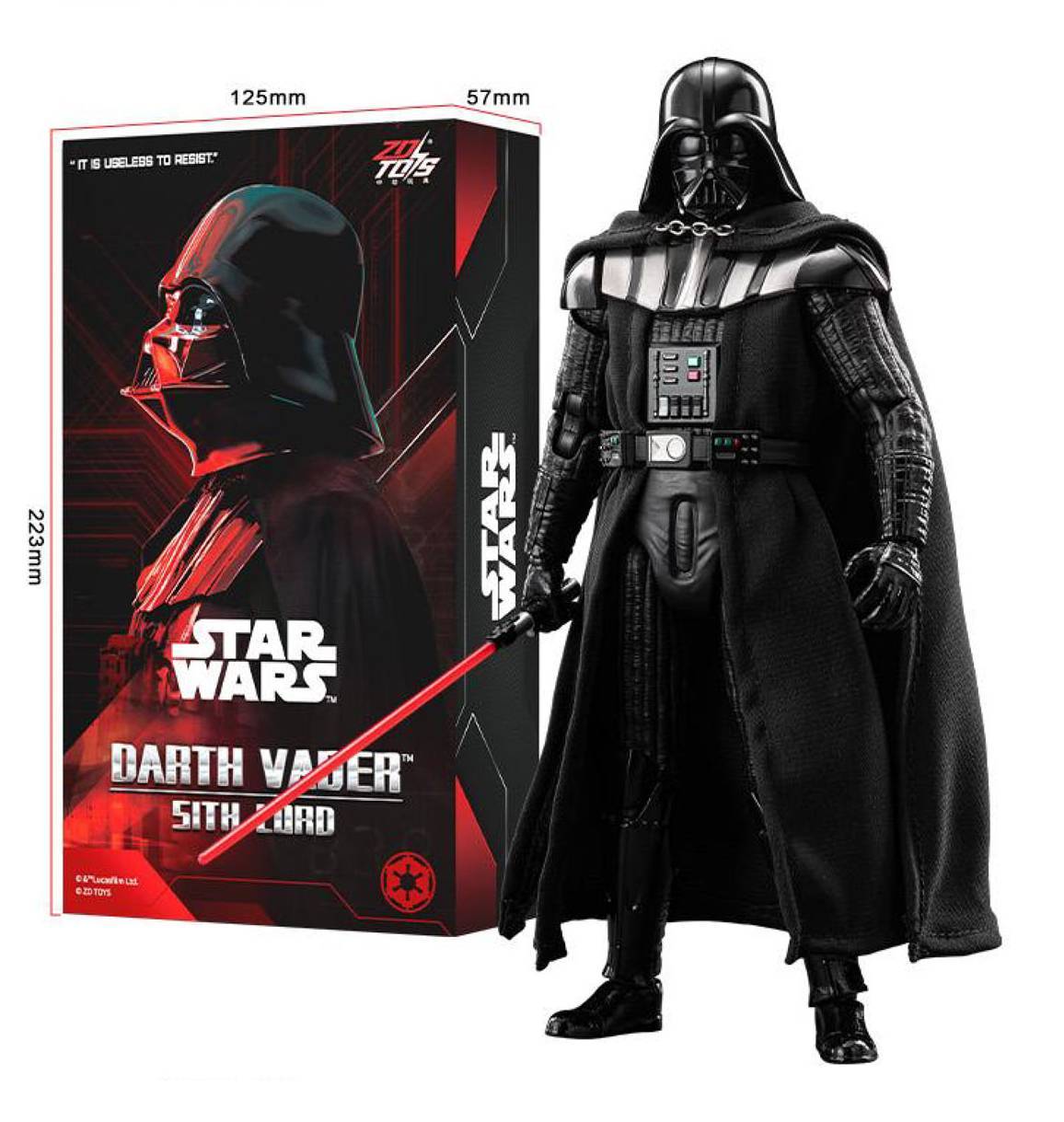 ZD Toys: Star Wars - Darth Vader 1/10 Scale Action Figure