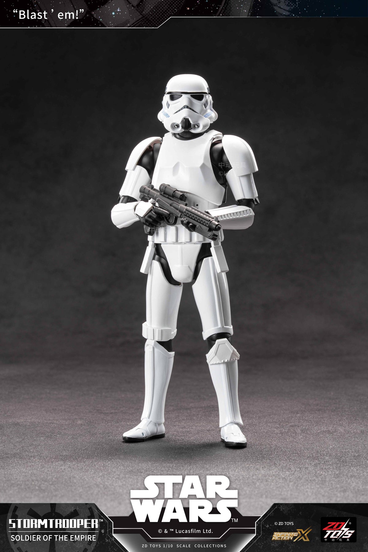 ZD Toys: Star Wars - Storm Trooper 1/10 Scale Action Figure