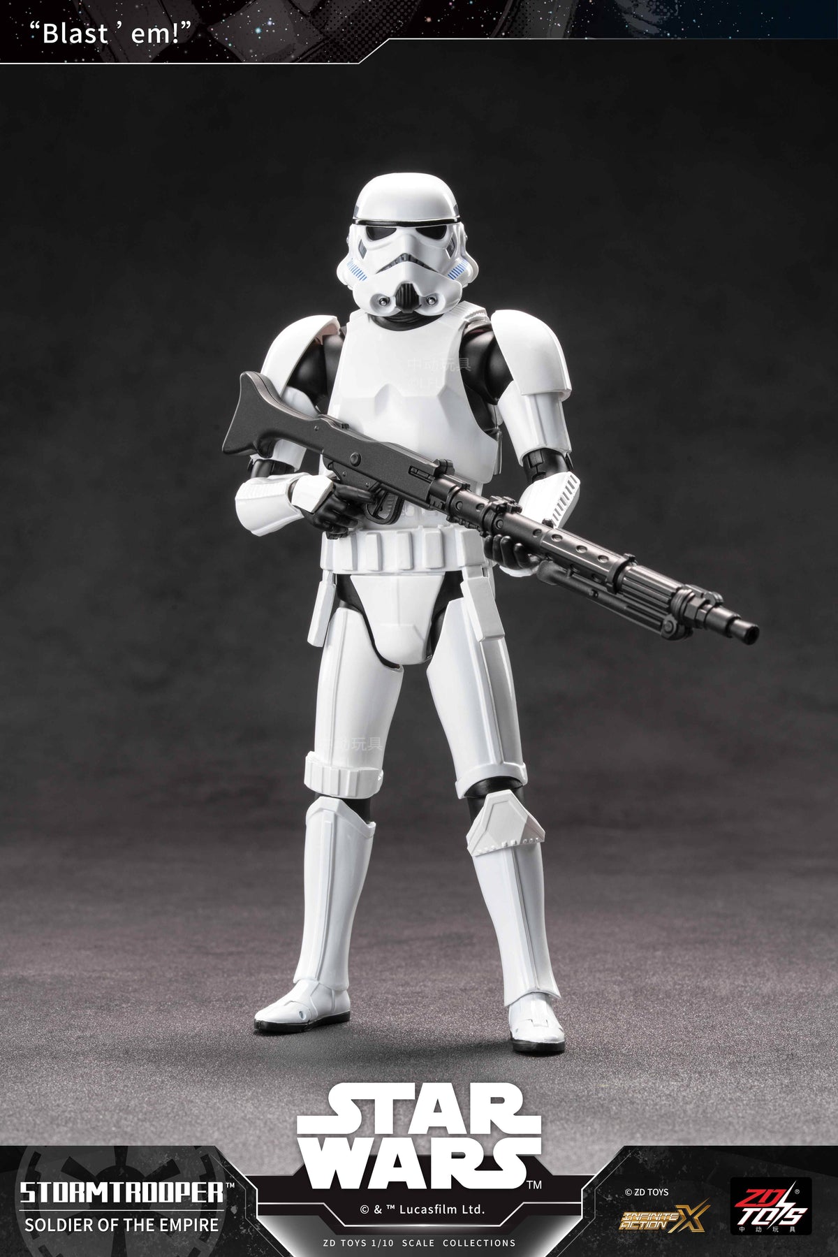 ZD Toys: Star Wars - Storm Trooper 1/10 Scale Action Figure