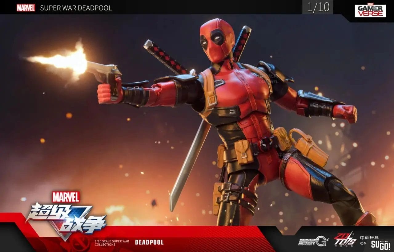 ZD Toys Deadpool Action Figure ( no Light Up Function )