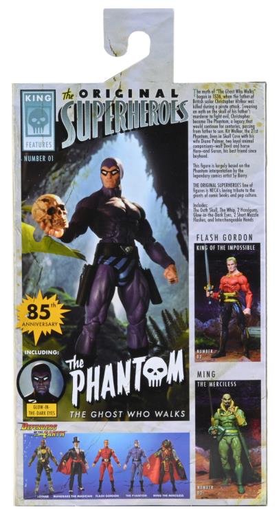 NECA King Features: The Original Superheroes Series 1 - The Phantom, Flash Gordon, Ming