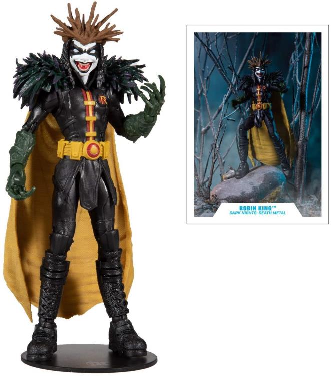 Mcfarlane Toys DC Multiverse Dark Nights: Death Metal King Robin Action Figure (Collect to Build: Darkfather)
