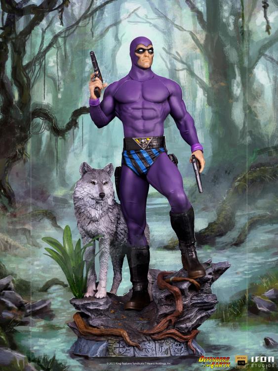 Iron Studios Defenders of the Earth - The Phantom Deluxe 1/10 Art Scale Limited Edition Statue
