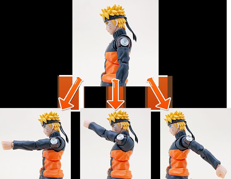 Bandai S.H.Figuarts Naruto: Shippuden - Naruto Uzumaki (The Jinchuuriki Entrusted with Hope) Action Figure