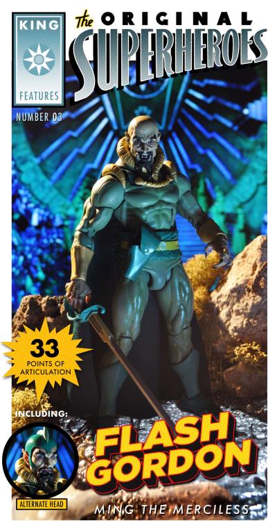 NECA King Features: The Original Superheroes Series 1 - The Phantom, Flash Gordon, Ming