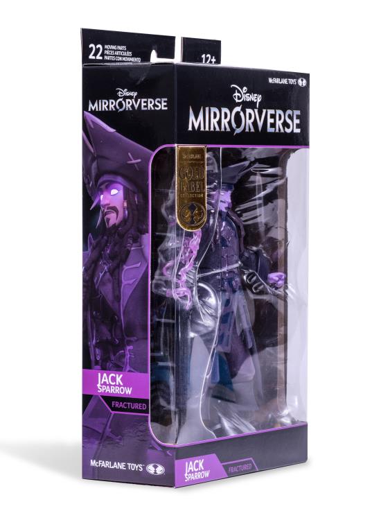 Mcfarlane Toys Disney Mirrorverse: Jack Sparrow Action Figure - Fractured Gold Label