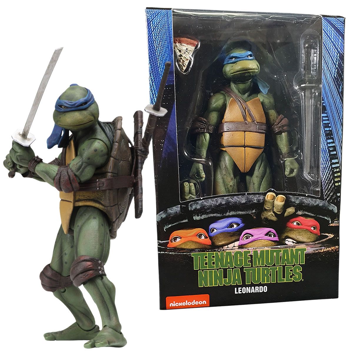 NECA Teenage Mutant Ninja Turtles 1990 Movie - Leonardo Action Figure