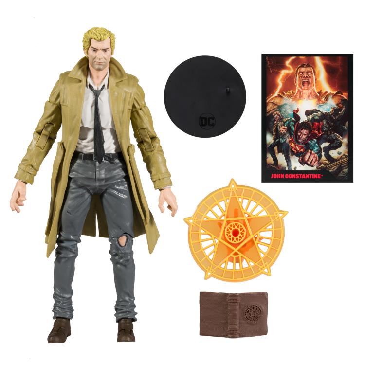 Mcfarlane DC Multiverse : Black Adam Page Punchers - Constantine (with Comic)