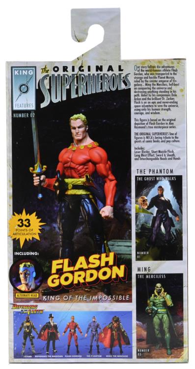 NECA King Features: The Original Superheroes Series 1 - The Phantom, Flash Gordon, Ming