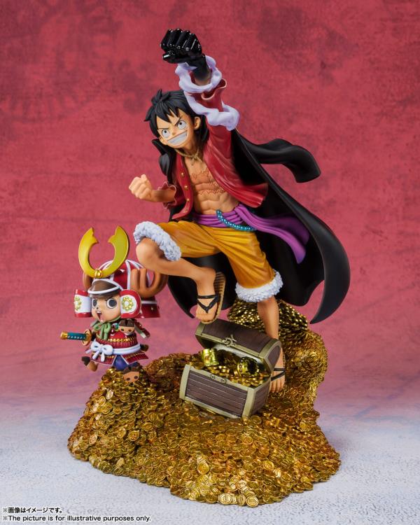 Bandai FiguartsZERO: One Piece Monkey D. Luffy (WT100 Commemorative: Daikaizoku Hyakkei)