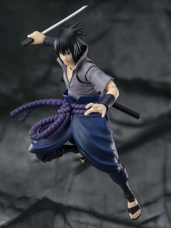Bandai S.H.Figuarts Naruto: Shippuden - Sasuke Uchiha (He Who Bears All Hatred) Action Figure
