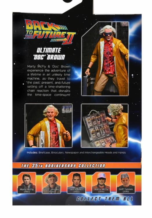 NECA Back to the Future Part 2 Ultimate Doc Brown (2015) Action Figure