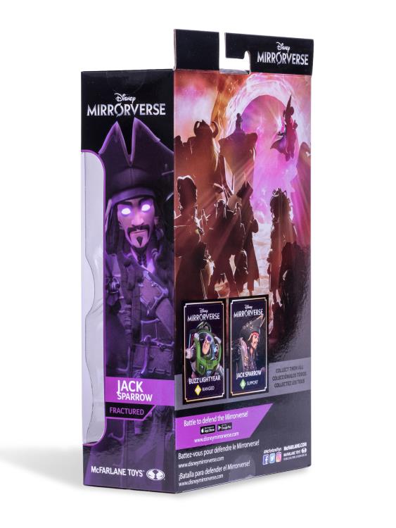 Mcfarlane Toys Disney Mirrorverse: Jack Sparrow Action Figure - Fractured Gold Label