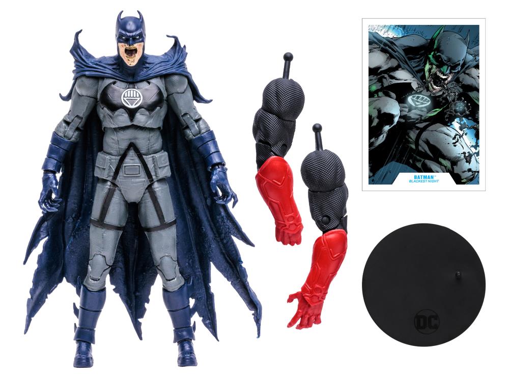 Mcfarlane DC Multiverse: Blackest Night - Batman (Black Lantern) Action Figure (Collect to Build: Atrocitus)