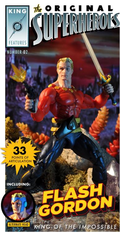 NECA King Features: The Original Superheroes Series 1 - The Phantom, Flash Gordon, Ming