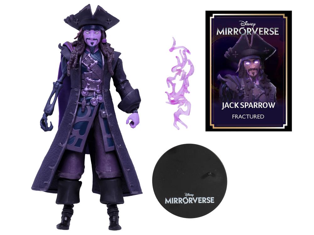 Mcfarlane Toys Disney Mirrorverse: Jack Sparrow Action Figure - Fractured Gold Label