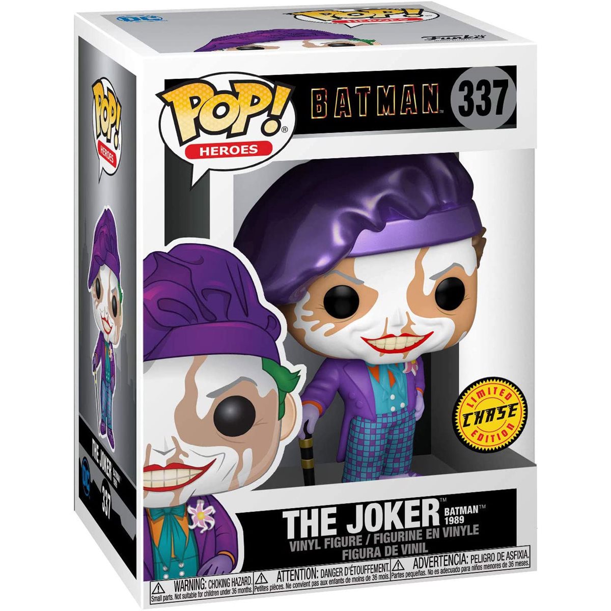 Funko POP! DC Heroes: Batman 1989 -Joker with Hat (CHASE)