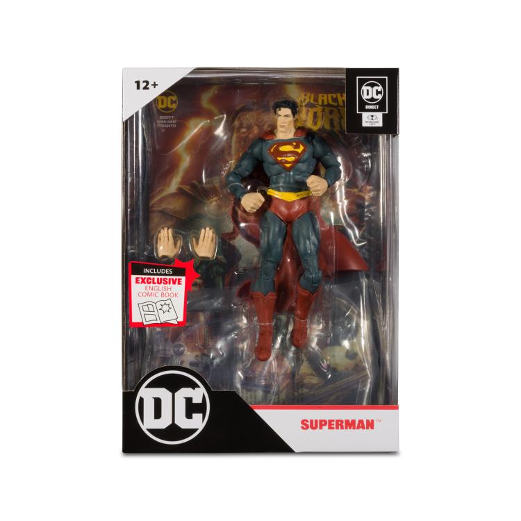 Mcfarlane DC Multiverse : Black Adam Page Punchers - Superman (with Comic)