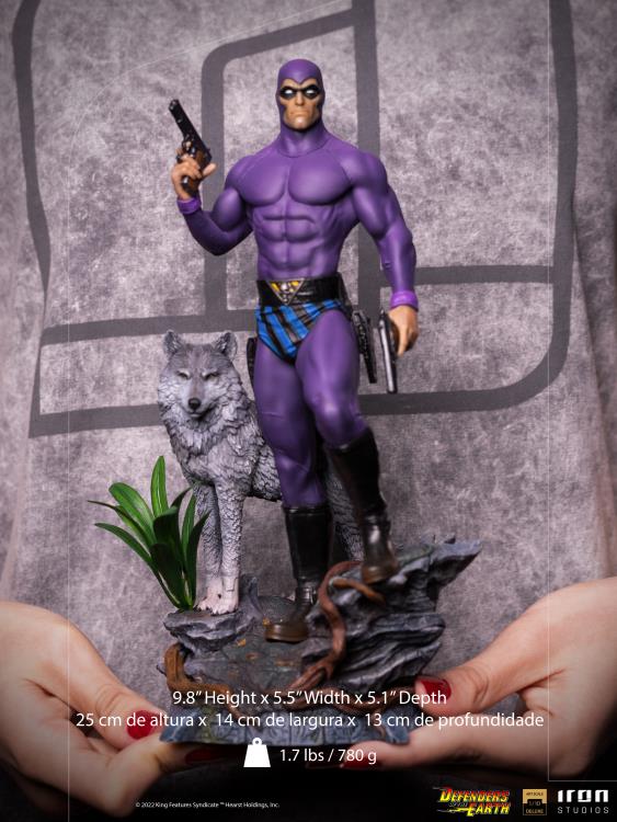 Iron Studios Defenders of the Earth - The Phantom Deluxe 1/10 Art Scale Limited Edition Statue