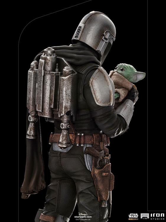 Iron Studios Star Wars The Mandalorian and Grogu 1/10 Deluxe Art Scale Limited Edition StatueStar Wars The Mandalorian and Grogu 1/10 Deluxe Art Scale Limited Edition Statue