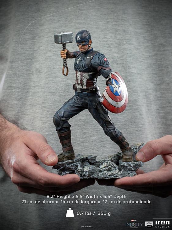 Iron Studios The Infinity Saga Battle Diorama Series Captain America Ultimate 1/10 Art Scale Limited Edition Statue