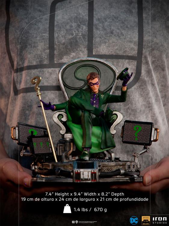 Iron Studios DC Comics: The Riddler 1/10 Deluxe Art Scale Limited Edition Statue