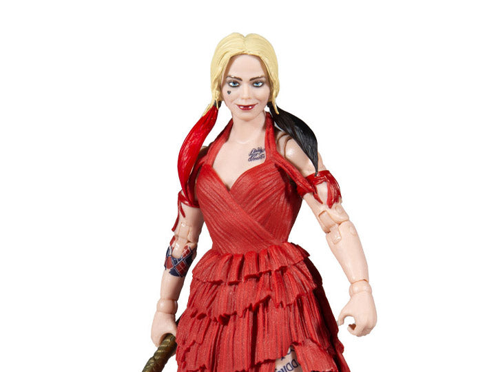 McFarlane Toys DC Multiverse: The Suicide Squad Harley Quinn Action Figure (Collect to Build: King Shark)