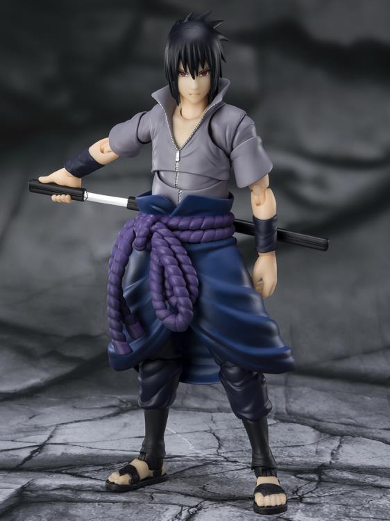 Bandai S.H.Figuarts Naruto: Shippuden - Sasuke Uchiha (He Who Bears All Hatred) Action Figure