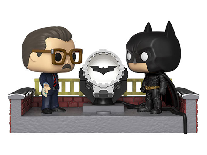 Funko POP! Movie Moments : Batman 80th - Batman with light-up Bat-Signal (2005)
