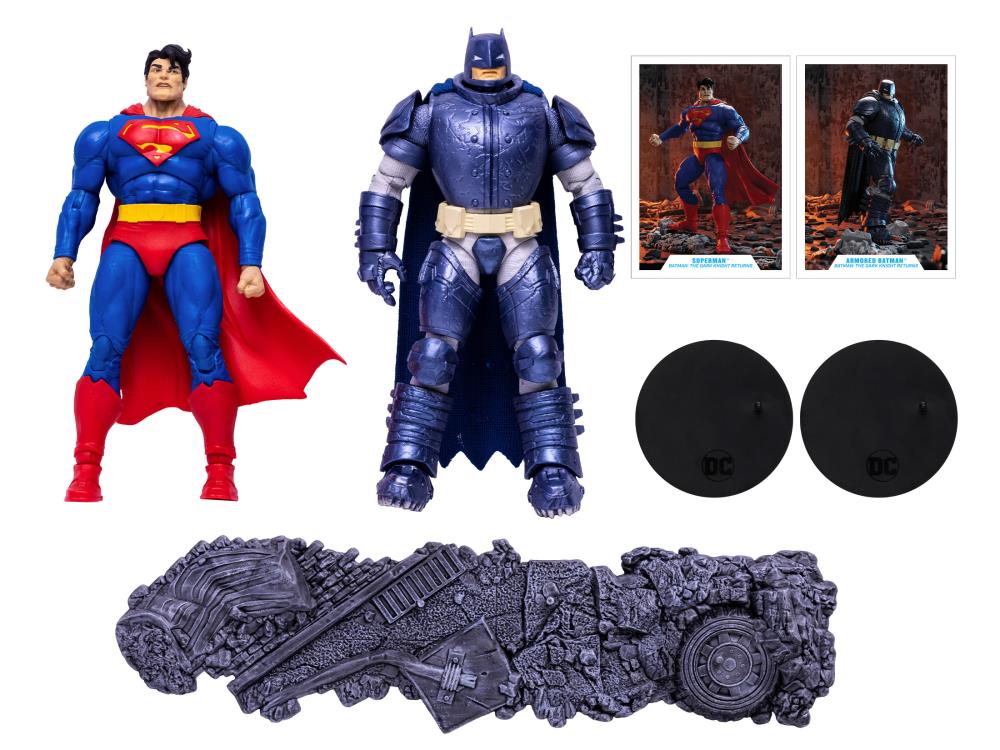 McFarlane Toys DC Multiverse - Batman: The Dark Knight Returns - Superman vs. Armored Batman Two-Pack