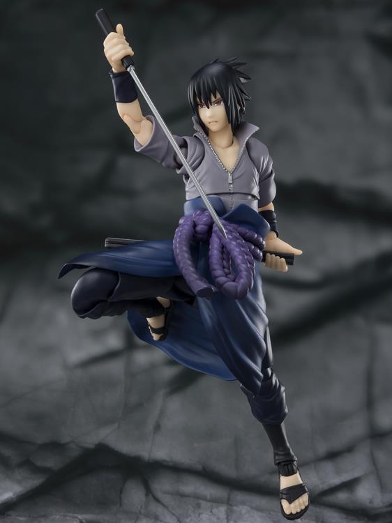 Bandai S.H.Figuarts Naruto: Shippuden - Sasuke Uchiha (He Who Bears All Hatred) Action Figure