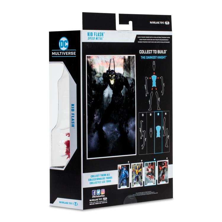 Mcfarlane DC Multiverse: Dark Nights Death Metal: Speed Metal - Kid Flash (Collect to Build: The Darkest Knight)