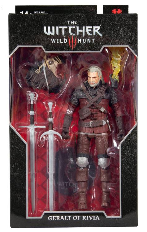 McFarlane Toys The Witcher 3: Wild Hunt Geralt of Rivia (Wolf Armor) Action Figure
