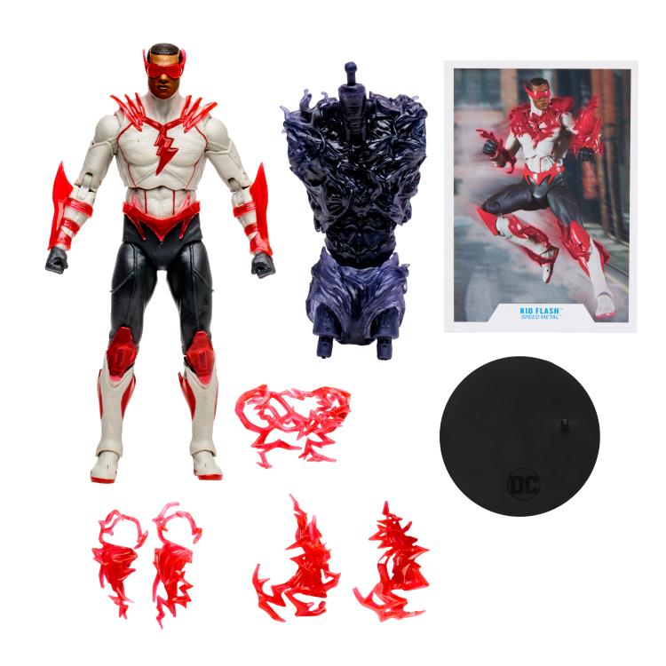 Mcfarlane DC Multiverse: Dark Nights Death Metal: Speed Metal - Kid Flash (Collect to Build: The Darkest Knight)