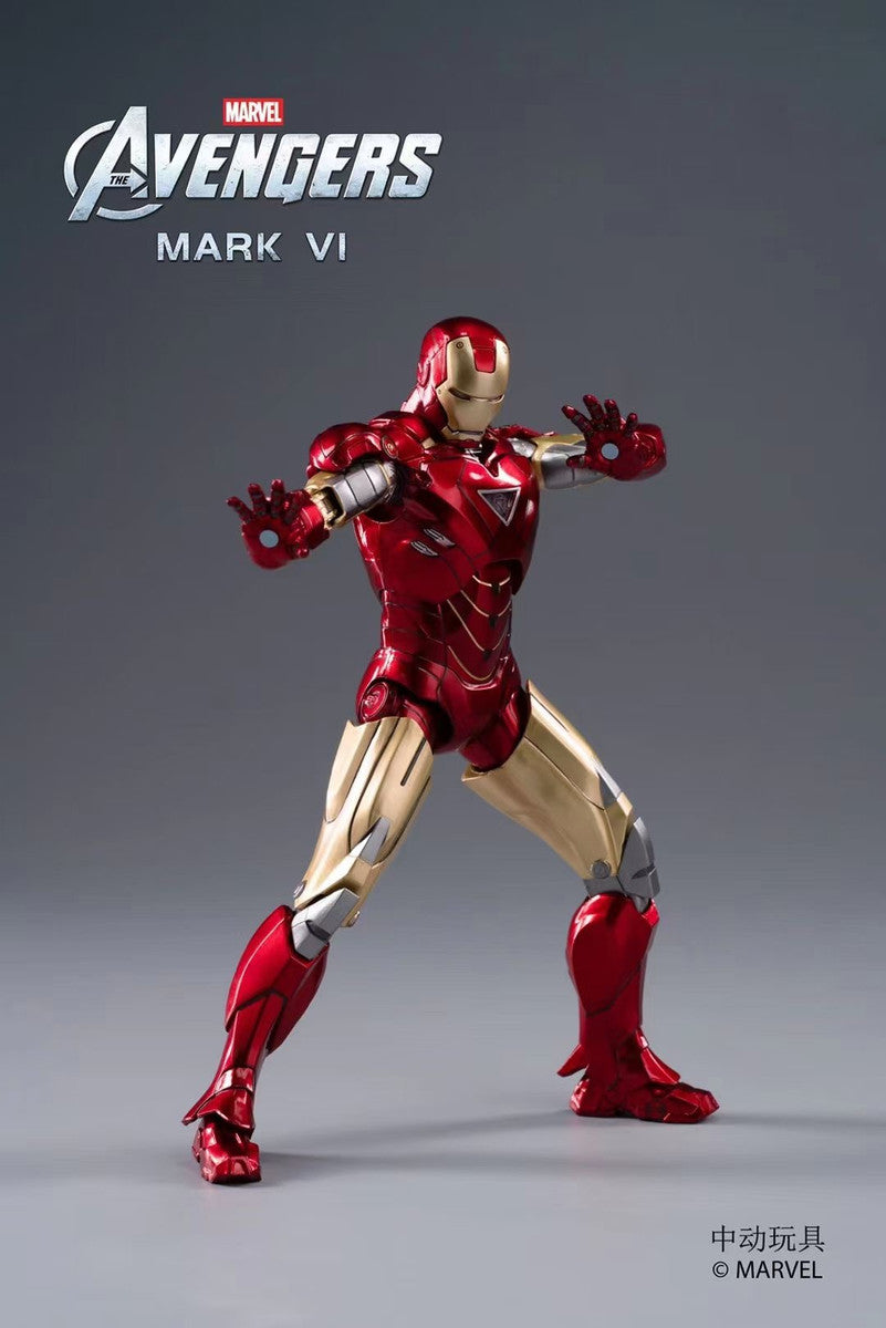 ZD Toys Iron Man Mark VI Action Figure ( w Light Up Function )