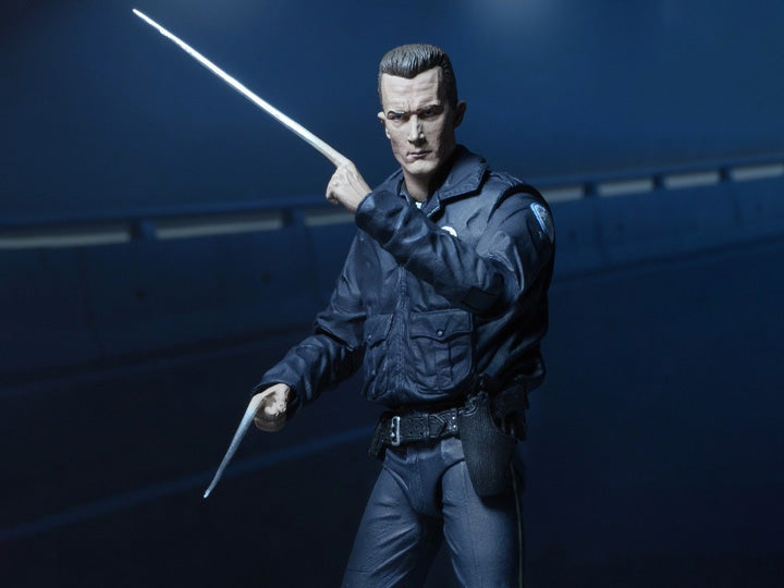 NECA Terminator 2: Judgement Day Ultimate T-1000 (Motorcycle Cop) Acti
