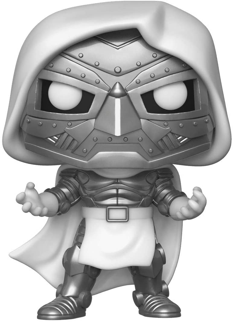 Funko POP! MARVEL #591 - Fantastic 4 - Dr. Doom (White) ECCC 2020 Shared Exclusive