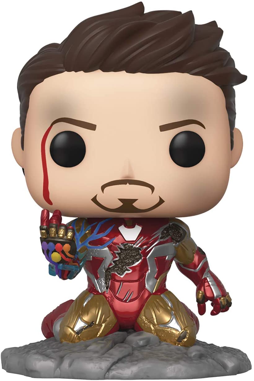 Funko POP! Avengers Endgame: I Am Iron Man Glow-in-The-Dark Deluxe Figure