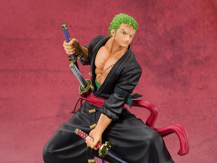 Bandai Figuarts Zero One Piece: Roronoa Zoro (WT100 Commemorative: Daikaizoku Hyakkei) statue