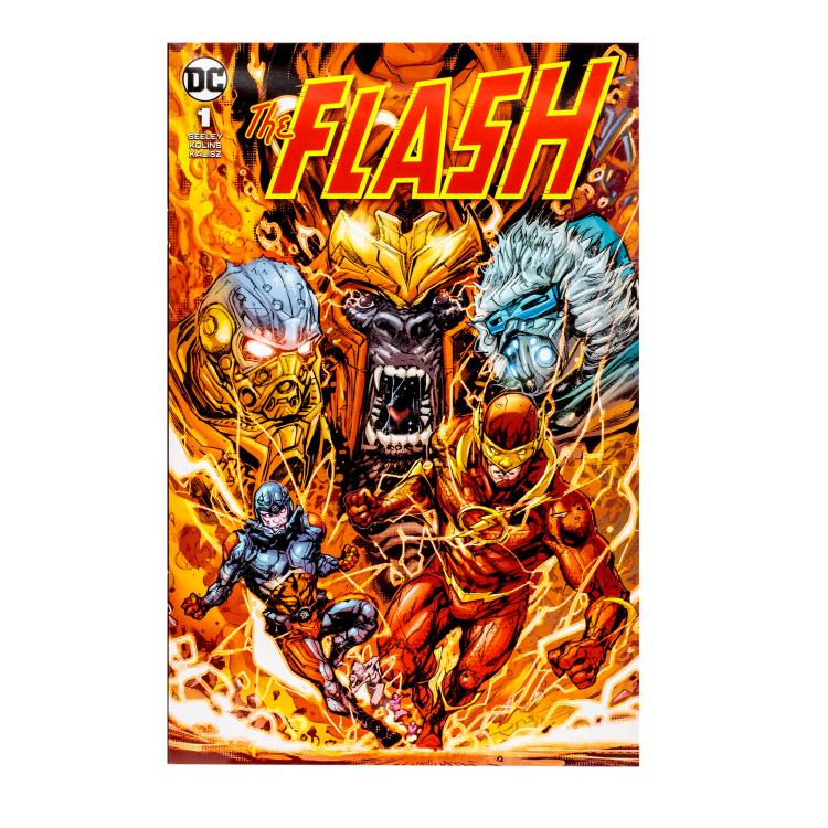 Mcfarlane DC Multiverse: The Flash - Page Punchers Gorilla Grodd (with Comic)