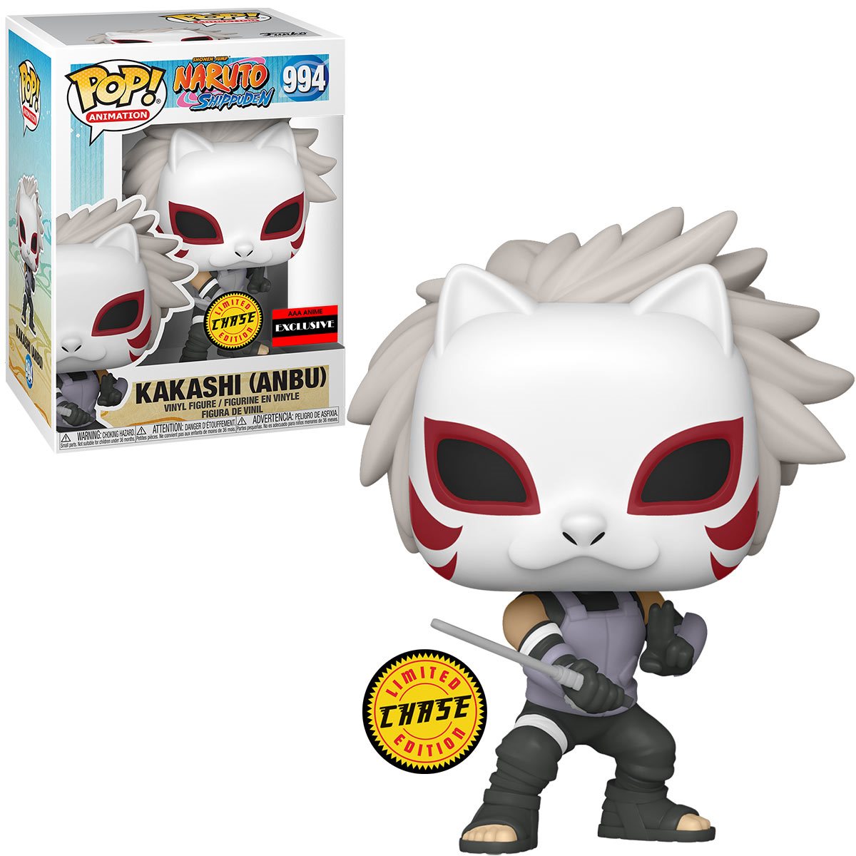 Funko Pop! Animation: Naruto: Shippuden Kakashi ANBU (AAA Anime Exclusive CHASE)